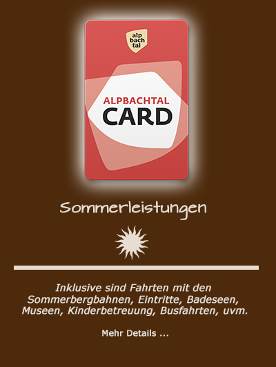card alpbachtal sommer